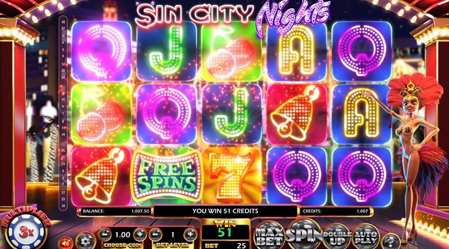 sin city nights игровой автомат